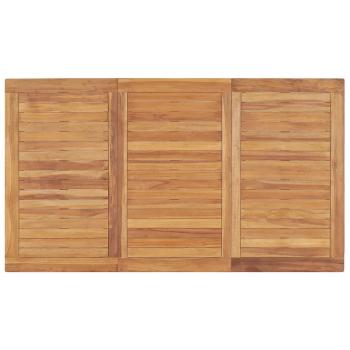 5-tlg. Garten-Essgruppe Massivholz Teak