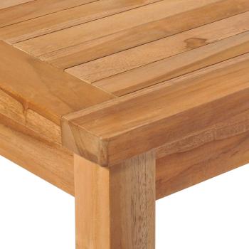7-teiliges Garten-Ess-Set 150 x 90 cm Massivholz Teak