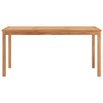 5-tlg. Garten-Essgruppe Teak Massivholz