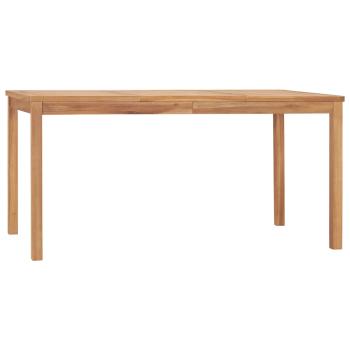 5-teiliges Garten-Ess-Set 160 x 80 cm Massivholz Teak