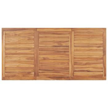 5-tlg. Garten-Essgruppe Massivholz Teak