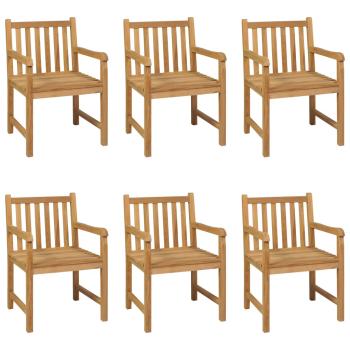 7-tlg. Garten-Essgruppe Massivholz Teak