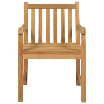 7-teiliges Garten-Ess-Set 180 x 90 cm Massivholz Teak