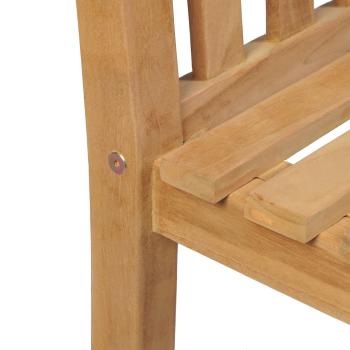 7-teiliges Garten-Ess-Set 180 x 90 cm Massivholz Teak