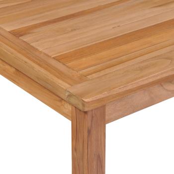 9-tlg. Garten-Essgruppe Massivholz Teak
