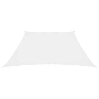 Sonnensegel Oxford-Gewebe Trapezförmig 2/4x3 m Weiß