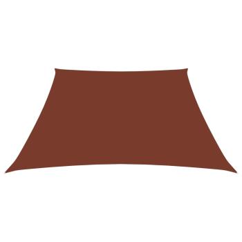 Sonnensegel Oxford-Gewebe Trapezförmig 2/4x3 m Terracotta