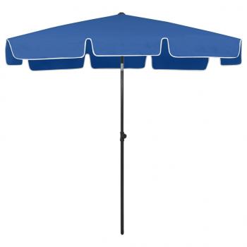 Strandschirm Azurblau 200x125 cm