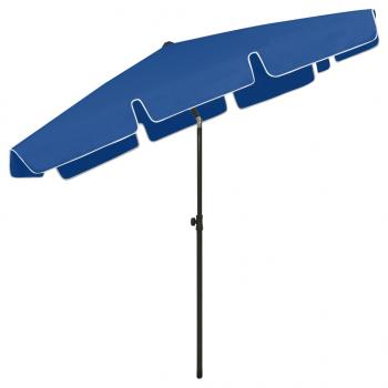 Strandschirm Azurblau 200x125 cm