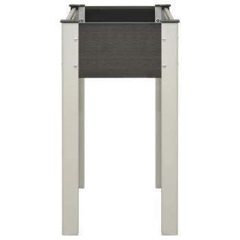 Garten-Hochbeet 75x40x75 cm WPC Grau