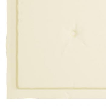Gartenstuhl-Kissen 4 Stk. Creme 50x50x3 cm Oxford-Gewebe