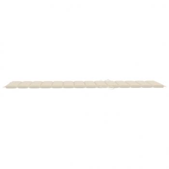 Sonnenliegen-Auflage Creme 200x70x3 cm Oxford-Gewebe