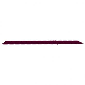 Sonnenliegen-Auflage Weinrot 200x70x3 cm Oxford-Gewebe