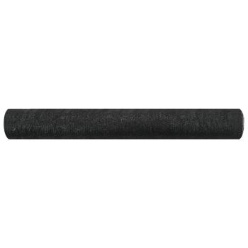 Zaunblende Schwarz 1,2x10 m HDPE 75 g/m² 