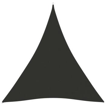 Sonnensegel Oxford-Gewebe Dreieckig 3x4x4 m Anthrazit