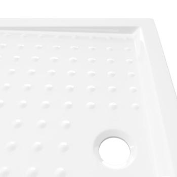 Duschwanne Anti-Rutsch Weiß 90x70x4 cm ABS