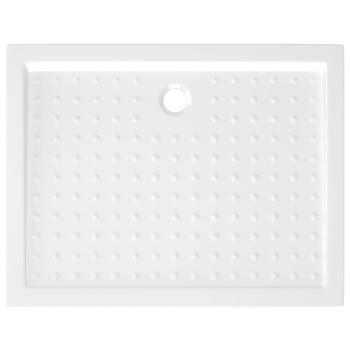 Duschwanne Anti-Rutsch Weiß 90x70x4 cm ABS