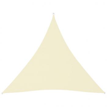 Sonnensegel Oxford-Gewebe Dreieckig 3x3x3 m Creme