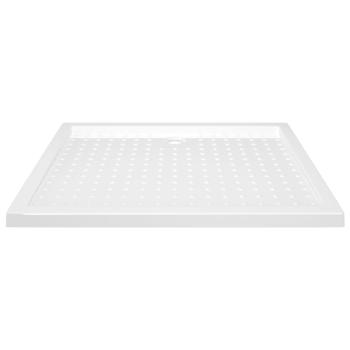 Duschwanne Anti-Rutsch Weiß 80x100x4 cm ABS