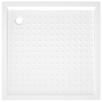 Duschwanne Anti-Rutsch Weiß 80x80x4 cm ABS