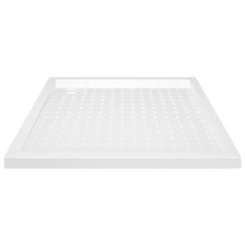 Duschwanne Anti-Rutsch Weiß 80x80x4 cm ABS