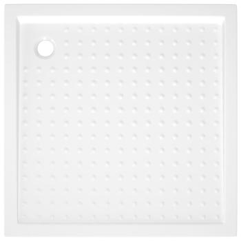 Duschwanne Anti-Rutsch Weiß 80x80x4 cm ABS