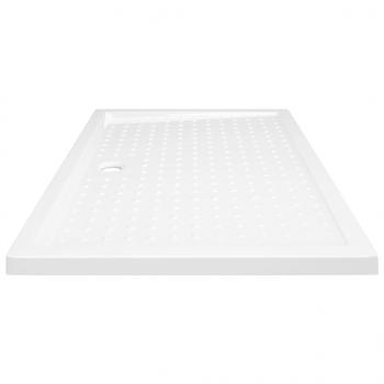 Duschwanne Anti-Rutsch Weiß 80x120x4 cm ABS