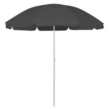 ARDEBO.de - Strandschirm Anthrazit 240 cm