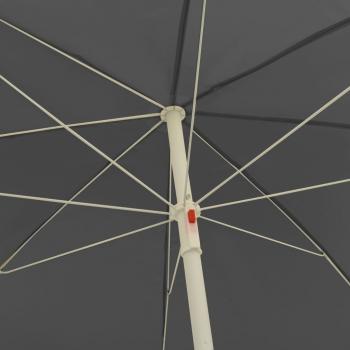 Strandschirm Anthrazit 240 cm