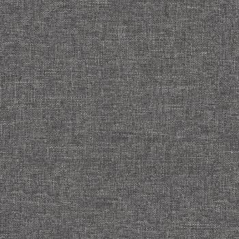 Relaxsessel mit Hocker Hellgrau Stoff