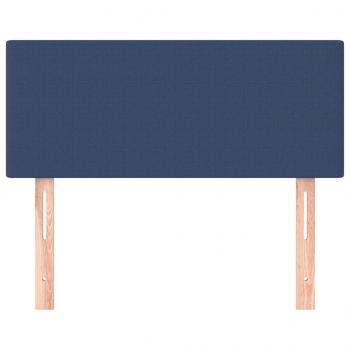 Kopfteil Blau 80x5x78/88 cm Stoff