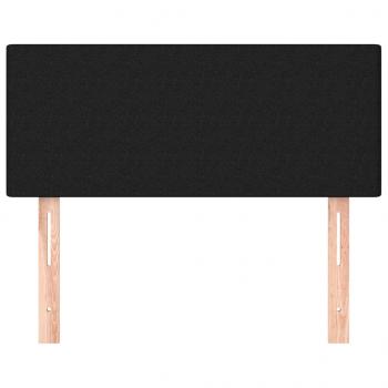 Kopfteil Schwarz 100x5x78/88 cm Stoff
