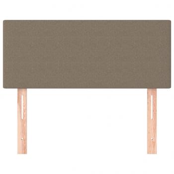 Kopfteil Taupe 100x5x78/88 cm Stoff