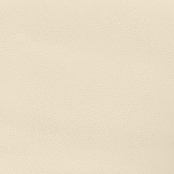 Bettgestell mit Kopfteil Creme 90x190 cm Kunstleder