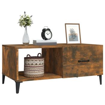 ARDEBO.de - Couchtisch Räuchereiche 90x50x40 cm Holzwerkstoff