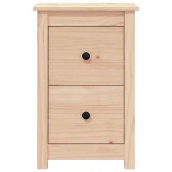 Nachttische 2 Stk. 40x35x61,5 cm Massivholz Kiefer