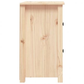 Nachttische 2 Stk. 40x35x61,5 cm Massivholz Kiefer