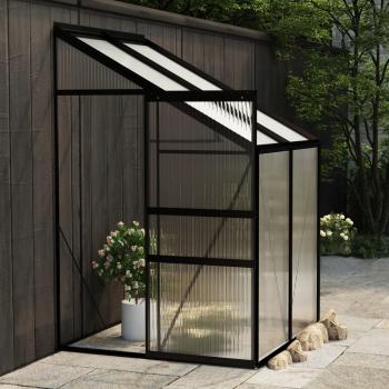 ARDEBO.de - Gewächshaus Anthrazit Aluminium 2,59 m³
