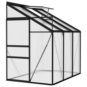 ARDEBO.de - Gewächshaus Anthrazit Aluminium 3,8 m³