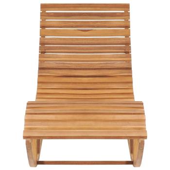 Schaukelliege mit Auflage Massivholz Teak