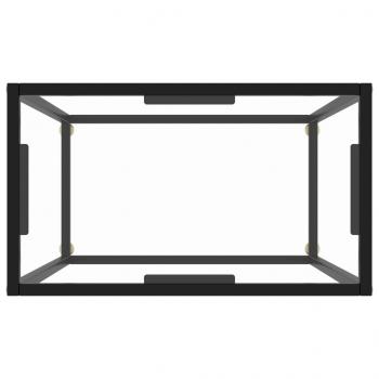 Konsolentisch Transparent 60x35x75 cm Hartglas