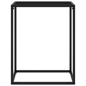 Konsolentisch Schwarz 60x35x75 cm Hartglas
