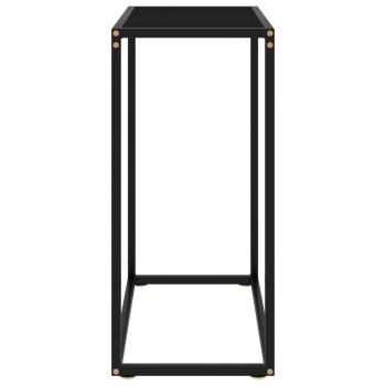 Konsolentisch Schwarz 60x35x75 cm Hartglas