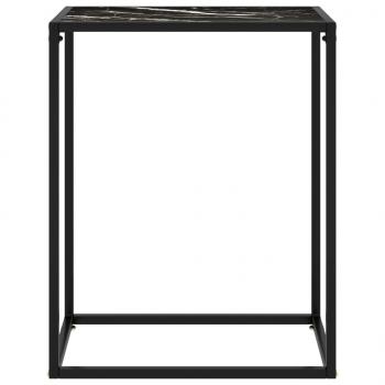 Konsolentisch Schwarz 60x35x75 cm Hartglas