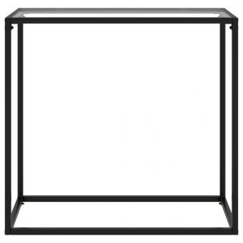 Konsolentisch Transparent 80x35x75 cm Hartglas