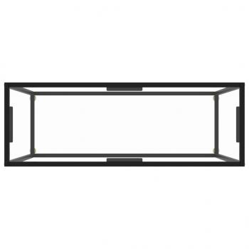 Konsolentisch Transparent 100x35x75 cm Hartglas