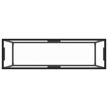 Konsolentisch Transparent 120x35x75 cm Hartglas