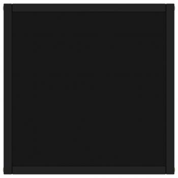 Couchtisch Schwarz mit Schwarzem Glas 40x40x50 cm