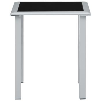 Sonnenliegen 2 Stk. mit Tisch Aluminium Taupe