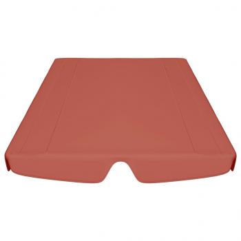 Ersatzdach für Hollywoodschaukel Terracotta 188/168x145/110 cm